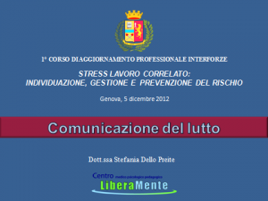 Lutto PS Dello Preite